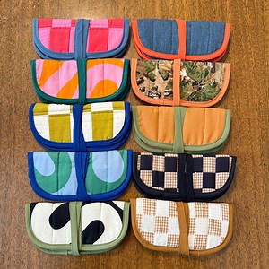 Glasses & Sunglasses Handmade Quilted Case With Tie, Soft Padded Case, Wallet or Clutch - Etsy
