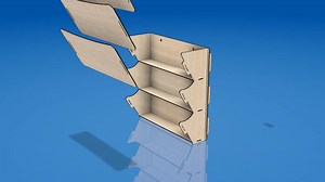 Laser Cut File Organizer SVG | Glueless Magazine Rack, Desk Storage (digital Download) - Etsy Canada