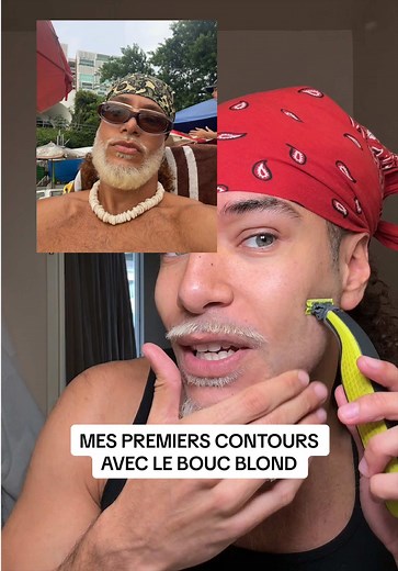 Mes premiers contours avec le bouc blond — grooming et tondeuse