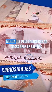 A origem do nome da divisa do nosso roteiro semanal é inspirado na antiga moeda da Grécia, o Dracma,que significa "punhado". Mas o nosso destino são os Emirados Árabes Unidos, com a moeda oficial o Dirham. 19 de março de 1973 é a data que marca a substituição do Rial de Qatar e Dubai para o Dirham. Até esta data o Rial circulava em toda a região, sendo que Abu Dabi tinha a sua moeda oficial, o Dinar Bareinita. 2023 uma só divisa, o Dirham, moeda que pode encontrar nos balcões RealTransfer a preç