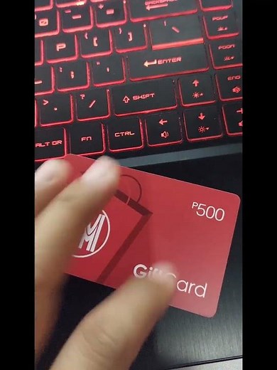 how to activate SM Gift card