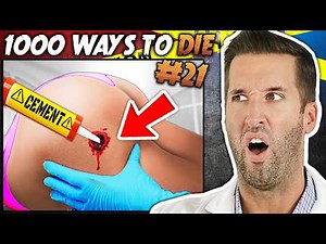 ER Doctor REACTS to 1000 Ways to Die Dumbest Injuries #21