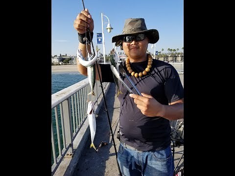 Fishing Belmont Pier in Long Beach CA