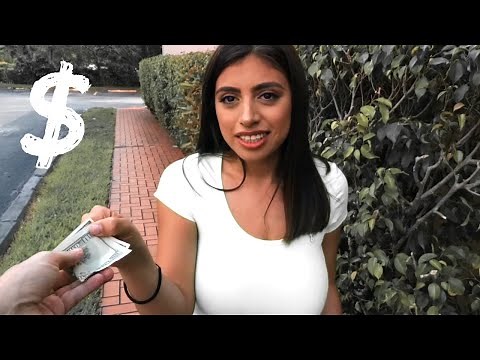 Girl With Magical Shirt Flash For Quick Cash