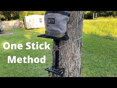 One Stick Climbing Method in REAL TIME with The Big B.O.B.