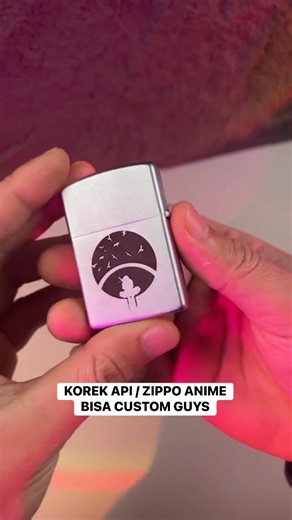Korek Api Zippo Custom, yang suka sebat cek ini #anime #zippo #naruto #kimetsunoyaiba | Maximono