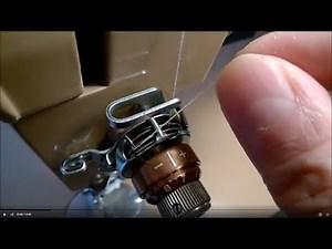 Singer 401A inserting thread, needle position sewing machine 301A 403A 404A 500A 503A 600E 401G 500J