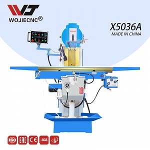 Wojie Factory X5036A Swivel Head Vertical Digital Readout Multi Milling Machine