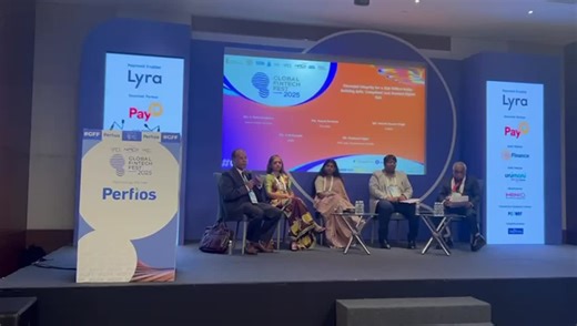 Sh. Umesh Kumar Singh, MD & CEO, CERSAI sharing his insights on CKYC at Global Fintech Fest,2025. | CERSAI India