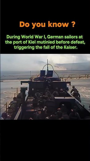 Kiel Mutiny Ended the German Empire