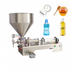 [Hot Item] Hzpk Pneumatic Electric Single Head Bottle Honey Paste Filling Machine