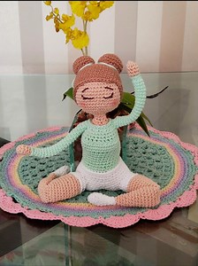 Aninha Amigurumi Crochet Pattern - Yoga Pilates Collection - Etsy