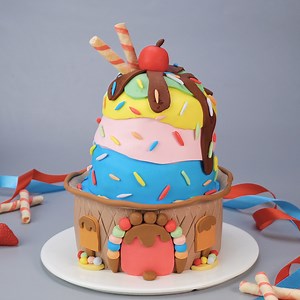 Satisfying and Fantastic Ice Cream Cake Decorating Ideas | Cookies Inspiration