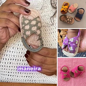 90K views | Toda crocheteira precisa ver isso! 臨 Um sapatinho de...
