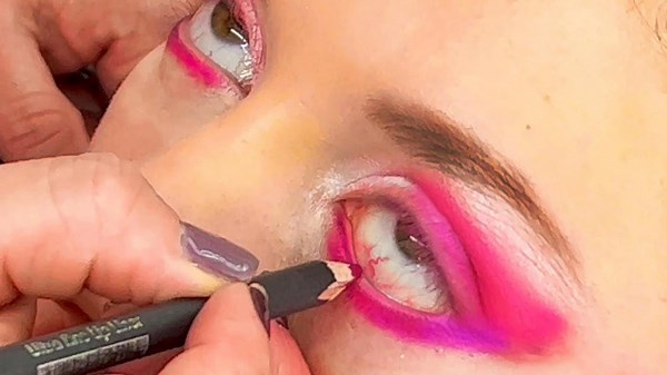 Bizarre makeup sessions involve artists playing with my eyeballs