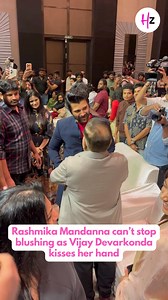 670K views · 2.3K reactions | Vijay Deverakonda kisses Rashmika Mandanna's hand as he joins her to celebrate the success of The Girlfriend | HerZindagi English | Facebook