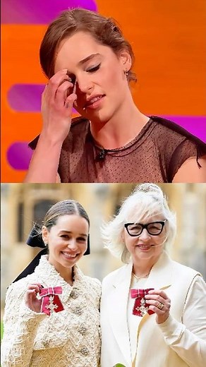 Emilia Clarke watches nude scene on Game of Thrones with her parents.#celebrity#interview#short