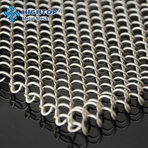 [Hot Item] Decorative Architectural Wire Mesh Coil Mesh Drapery Metal Curtain for Interior Curtains