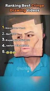 Ranking best Cringe Drawing videos #funny #shorts