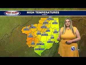 BUSTY BBW blonde weathergirl Kayla's Forecast (5/21/22)