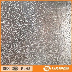 [Hot Item] Stucco pattern aluminum 3003 0.6mm thick embossed aluminum sheet for freezer