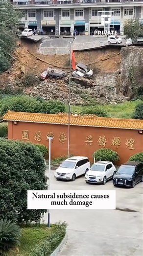 Natural subsidence causes much damage | The Idea Junction