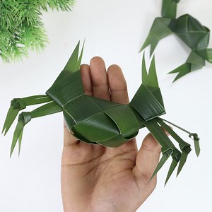 118K views · 6.6K reactions | Coconut leaf crab making ideas | Nusrat Art & Craft | Facebook