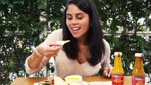 Peruana Sauce Collection - Aji Amarillo Paste Peruvian Sauce, Rocoto, Verde Green Sauce - Peruvian Hot Sauce Variety Pack - 12.7 Ounce Bottles