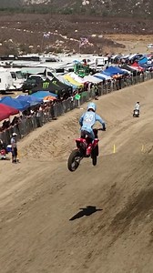 Birds Eye view 🦅 Pala is coming in hot 🔥 #ProMotocross | Pro Motocross