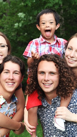 #siblinglove #siblinggoals #luckyfew #Perfect #Adoption #Downsyndrome #Downsyndromeadoption #twiceblessed #weekendvibes | National Down Syndrome Adoption Network