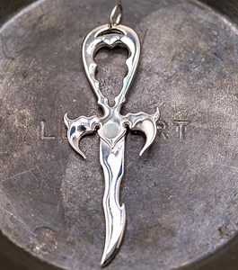 Opal & 925 Silver Large Vampire Ankh - Mystery Control X Endless Night - Etsy