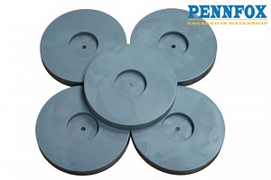 [Hot Item] Tunnel Injection Waterproof System Grey Injection Flange - PVC Roundle Disk and PVC Trumpt Flange