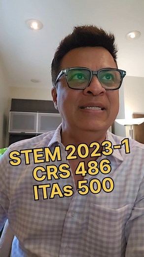 10K views · 27 comments | Express Entry Draw *STEM category CRS 486 ITAs 500 | Ask Kubeir Immigration | Facebook