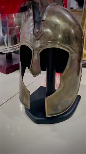 Handmade Greek Achilles Helmet: Trojan Armor for LARP & Decor - Etsy