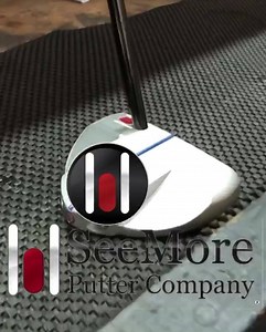 Part 3 ~ Building a SeeMore putter ~ inserting shaft into SB20 putter head and placing on drying rack. @jermey_fultz Visit SeeMore.con today. Visit SeeMore.com today. #golf #teamseemore #putter #clubbuilder #clubrepair #alignment #consistency | SeeMore Putter Company