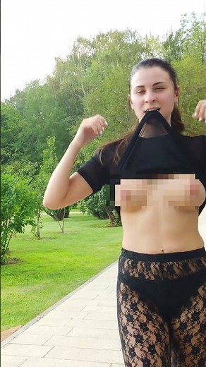 Public flashing 4K Try On Haul Transparent Lingerie, Sweet Alise try on haul flashing at public
