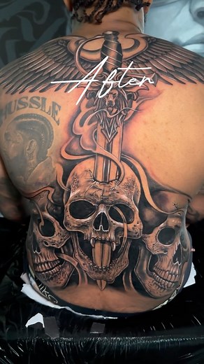 Wes Hamilton | Survivor. Speaker. Explorer on Instagram: "After thirteen years I finally got my back tattoo finished. It a little over twenty seven hours to complete. S/O to @daniel.amasifuenc for taking his time and using his creativity to make such a masterpiece Ill share the process later  #tatted"