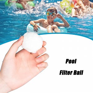 [Hot Item] Aquarium Swimming Pool Sand Water Float Ball Filter Fiber Media