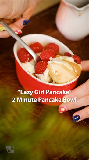 Lazy morning? Meet your perfect match 丹 Two minutes, one bowl, and minimal effort. Sign us up! #Whirlpool #MicrowaveRecipes #TrendingRecipe #ViralRecipes #LazyGirl #Pancakes #PancakeRecipe #EasyBreakfast | Whirlpool Australia | Facebook