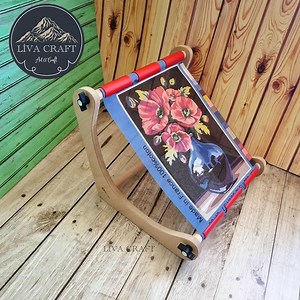 Nurge Table Stitchery Stand With 3 Types of Scroll Rods 190-3 - Etsy