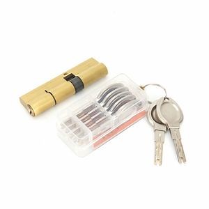 [Hot Item] European Normal Key 70mm Copper Cylinder Security Door Lock Cylinder