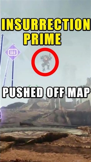 Insurrection Prime Pushed off The Map 😂 #destiny2