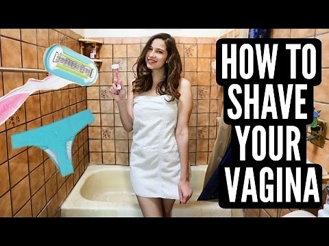 HOW TO SHAVE YOUR VAGINA!!! + DEMO!