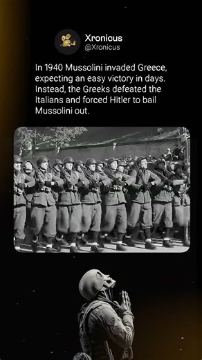 Mussolini Invaded Greece in 1940... And Got CRUSHED! 😱 Forced Hitler to Save Him 🤯