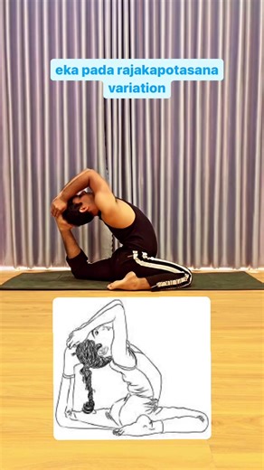 eka pada rajakapotasana variation With master yogi Kuljeet Thakur Benefits of Eka Pada Rajakapotasanaopening the chest.stretching the shoulders.releasing the hip and groin.eases sciatica and low back pain.improves overall flexibility.reduces stress. #yoga #yogainspiration #yogaeveryday #yogapractice #yogateacher #yogalove #yogaeverywhere #yogajourney #yogaflow #yogaaddict #asana #asan #yogamotivation #yogainstructor #yogastudio #yogaclass #yogaforlife #yogagoals #insta #réel #yogareel #yogikulje