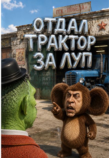 ТРАКТОР НА ЛУП 🚜 @ТВОЙ КАРМАННЫЙ ЭНЕРГЕТИК #трактор #ссср #чебурашка | tractor