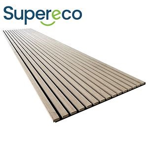 [Hot Item] Slat Panel Wall Acoustic Wood Panel Decorative Wood Polyester Fiberboard Wood Slats