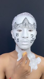 ការគូរមុខ Face Painting / Remember your roots! Always be your own winner because not everyone can see your values or talents . ❤️🇰🇭🙏🏻 - Concept: ការរះឡើងនៃកម្ពុជា The Rising Cambodia - Painting Duration: ៨ម៉ោងជាង #cambodia #khmer #facepainting #facepaint #makeup #angkorwat | Vart Van - វ៉ាត វ៉ាន់