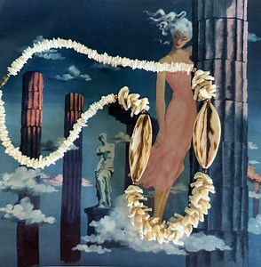 1970s Natural Shell Necklace Boho Coastal Large Oval Shells Beachy Vintage Retro Artisan Statement Jewelry - Etsy