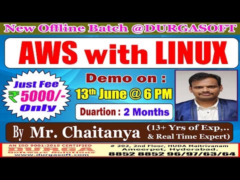 AWS with LINUX Offline Training @ DURGASOFT